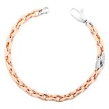 Orphelia Armband rosé links - 925 Zilver rosé - 20 cm