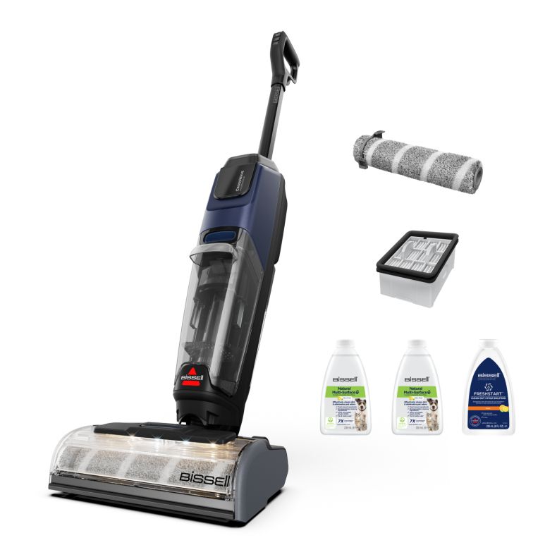Bissell CrossWave HydroScrub Pro Verticale stofzuiger AC Droog en nat Zakloos Zwart, Donkerblauw