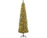 Black Box Trees Charlton - Smalle Kunstkerstboom met Verlichting Groen 2,6m x 63cm