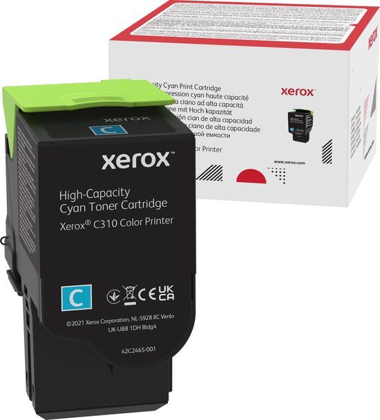 Xerox 006R04365 Toner Cartridge - Cyan - 5,500 Pages - Compatible with C310/C315