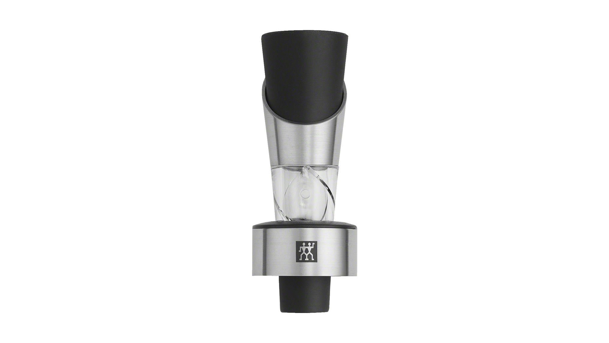 Zwilling Wine Aerator-Pourer-Stopper - Zwart, Roestvrijstaal