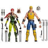 G.I. Joe Classified Series #212, Ninja Force Scarlett en T'Jbang, verzamelactiefiguren van 15 cm, set met 15 accessoires