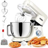 Robot pâtissier - Robot pâtissier avec fonction pétrissage - 2000 W - 8 litres - Acier inoxydable