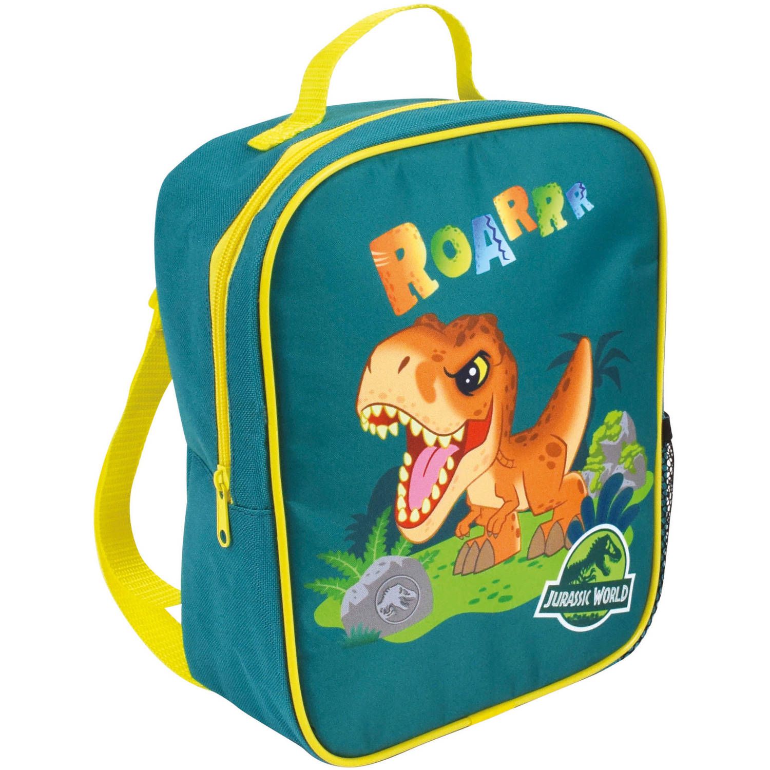 Jurassic World koeltasje roarrr - 27 x 21 x 10 cm - polyester - groen
