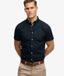 Superdry & Co Essentials Oxford Overhemd met Korte Mouwen Blauw Grootte: M