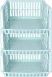 Plasticforte Stapelbare opbergmand - Mintgroen - 16L - Kunststof