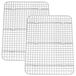 Icecat Lot de 2 grilles de refroidissement en acier inoxydable