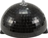 EUROLITE Halve Discobal - Spiegelbol - Discobol 20cm zwart met motor