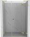 Mexen Lunar L porte de douche battante droite 160 cm, transparent, or
