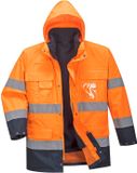 Portwest Hi-Vis Lite 3 in 1 contrast Jack S162 - Oranje/Marine - L