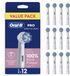 Oral-B Pro Sensitive Clean Opzetborstels - Wit - 12 Stuks