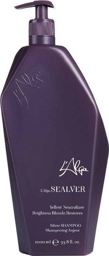 L'Agal SeaLver Shampoo 1000 ml - Normale shampoo - Alle haartypes - Unisex