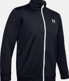Under Armour SPORTSTYLE TRICOT JACKET Heren Sportshirt - Zwart - Maat XXL