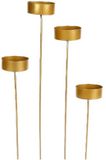 HBX natural living Porte-bougie Or Ø4.5 cm