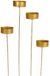 HBX natural living Kaarshouder Goud Ø4.5 cm