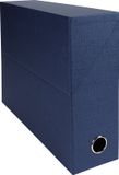 Exacompta 5x Transportdoos Rug 90mm - Karton - Donkerblauw - A4