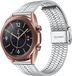 Strap-it Bracelet de montre intelligent en acier - Convient pour Samsung Galaxy Watch 3 41mm - Argent