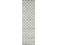 Safavieh Vloerkleed, PAR350, Viscose, Grijs; Groen, 67 x 240 cm