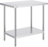 VEVOR Werktafel RVS 610x914x864mm
