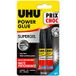 Uhu Colle Gel - Colle Instantanée Ultra Rapide Et Forte, Ne Coule Pas, Sans Solvants, Transparente, Tubes 2x3g