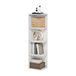 Furinno Pasir 4-Tier Hoek Open Plank Boekenkast, Wit