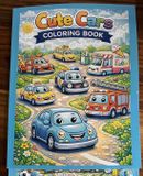 Artful Pixels Cute Cars Coloring Book – Kleurboek voor kinderen