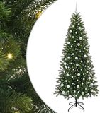vidaXL Kunstkerstboom Groen 210 cm PE en PVC