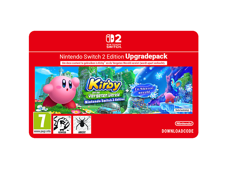 Nintendo Kirby En De Vergeten Wereld - Nintendo Switch 2 Edition + De Sterren-wereld (upgradepack) (download Code)