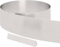 vidaXL Grasafscherming - 450 x 20 cm - Roestvrij staal - Zilver