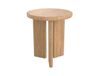 Icecat Table d'appoint ronde en bois clair d40 cm