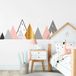 Ambiance Sticker Muursticker voor kinderen - Scandinavische bergen - LORAKA - 40x65cm