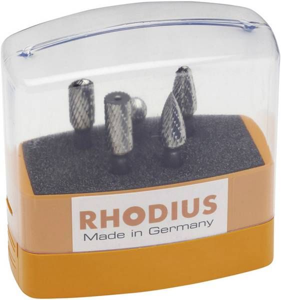 Rhodius HF SET 5-delige HM-Frezenset - 80x60x50mm (5 St)