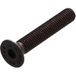 Vis à métaux FHC tête fraisée empreinte hexagonale creuse clé de 8 HC8 M12x35 filetage total classe 10.9 acier brut - 100 pièces