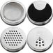Bormioli Rocco Quattro Stagioni Set 4 Bouchons en acier inoxydable 'Genietti' Ustensiles de cuisine, Acier inoxydable, 10