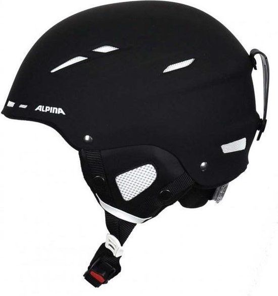 Alpina Biom skihelm - mat zwart - 58-62 cm