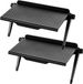 dKvL E-commerce B.V. Tables pour écrans - Pieds d'écran - Lot de 2 - Noir