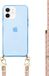 xoxo Wildhearts iPhone 11 hoesje met koord - Blauw