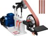 Shanghai Sishun Technology Co., Ltd Machine à bande, 72 X 2 pouces Machine à polir à bande avec vitesse variable et VFD, machine à polir et à poncer de 1500 W 2 CV équipée de 3 formes de meulage