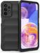Techsuit Magic Shield Silicone Back Cover hoesje pour Samsung Galaxy A23 - Noir