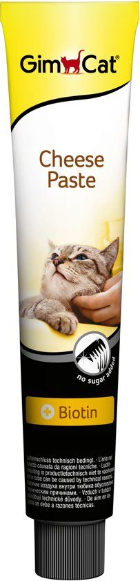 GimCat Gimpet Kaas Pasta met Bio - Kattensnack - 100 ml