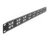DeLOCK 67414 1U plaque de couverture gris foncé métal