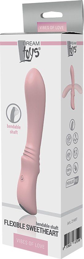 DreamToys Vibrator Flexible Sweetheart - Roze