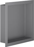 BES LED Inbouwnis - Leoni Prim - 30x30x7cm - Gunmetal Grijs