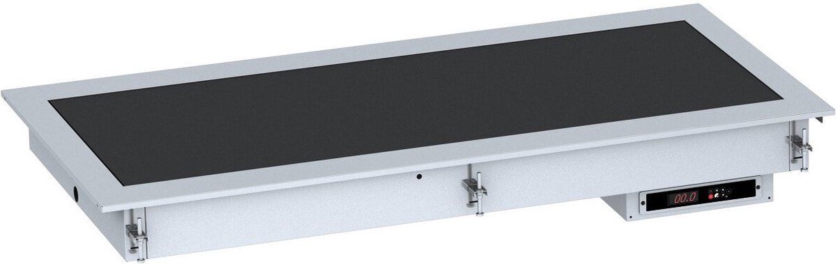 Drop-In Verwarmde Keramische Plaat 3/1 - Zwart