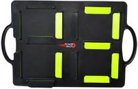 Powershot Wisselbord Geel, Zwart 58 x 30 cm