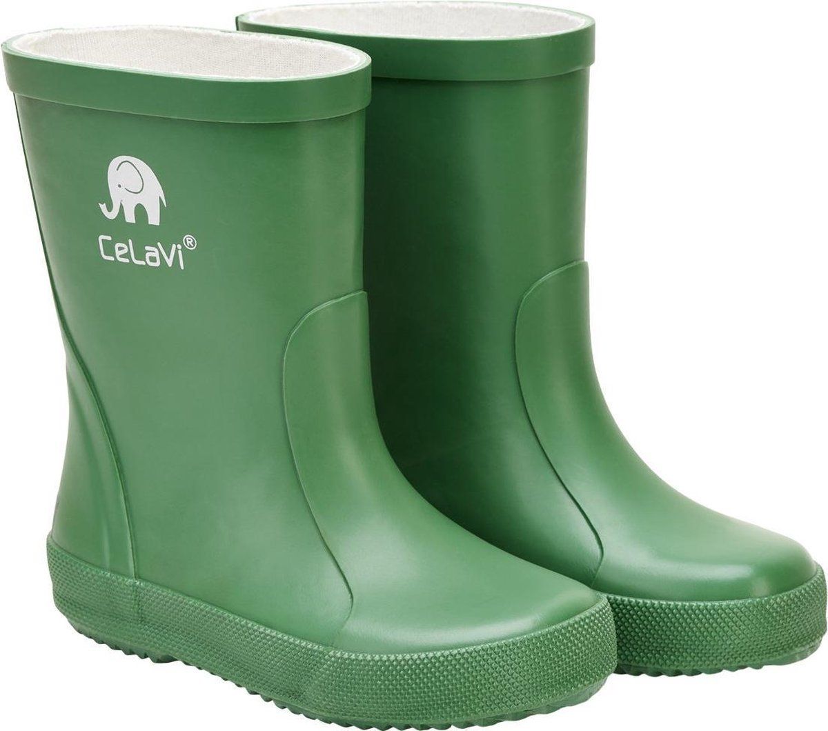 CELAVI regenlaarzen Wellies junior rubber groen - 5714625043049