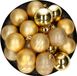 Inge's Christmas Decor Gmbh Boules de Noël - 20x pièces - or - plastique - 6 cm