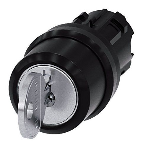Siemens 3SU1000-4BL11-0AA0 Ronis Key-Operated Schakelaar, Wit, 22 mm