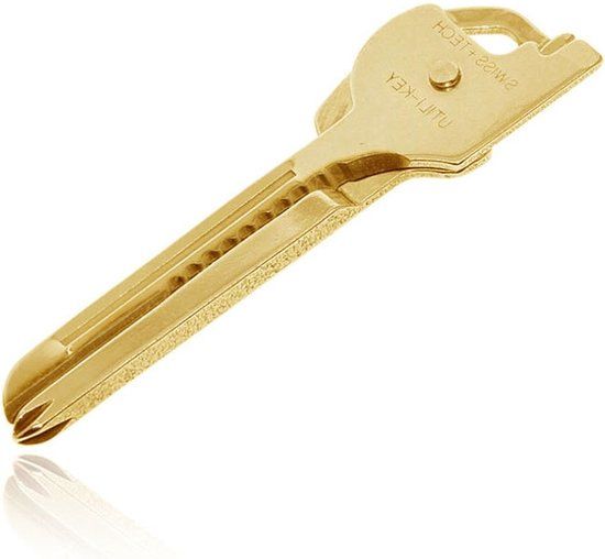 LGT JWLS Lookinggoodtoday Multifunctionele Sleutelhanger - Key Goudkleurig