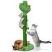 Poteau griffoir Cactus - Vert - 83 cm